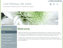 Tablet Screenshot of cthielman.com